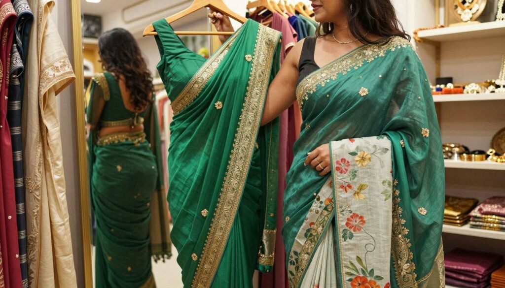 how to choose a saree for an occasion