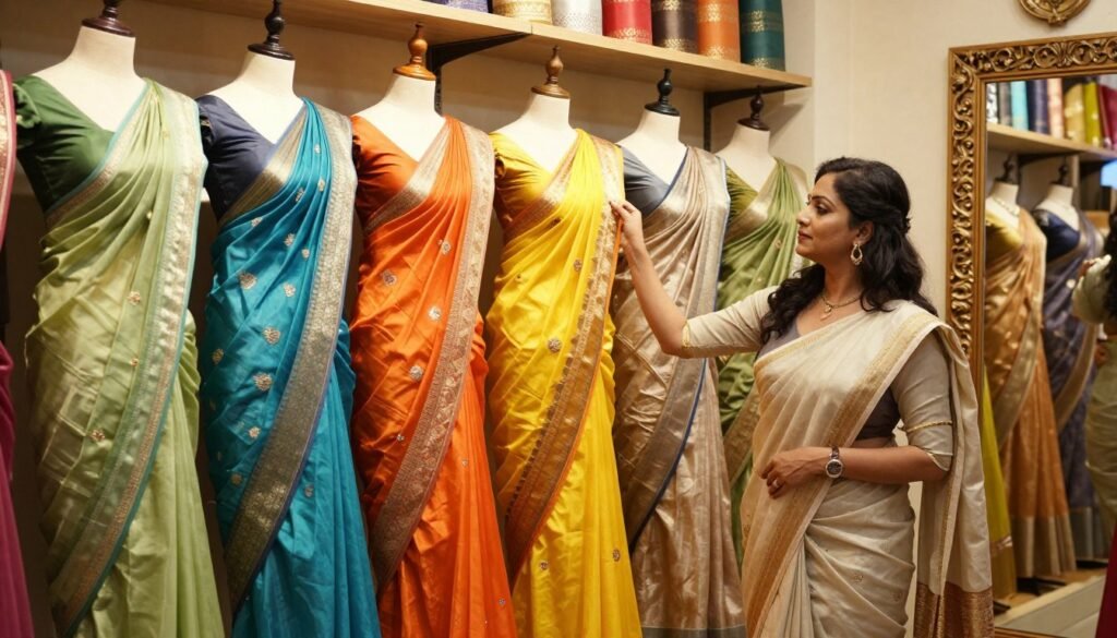 how to choose a saree for an occasion