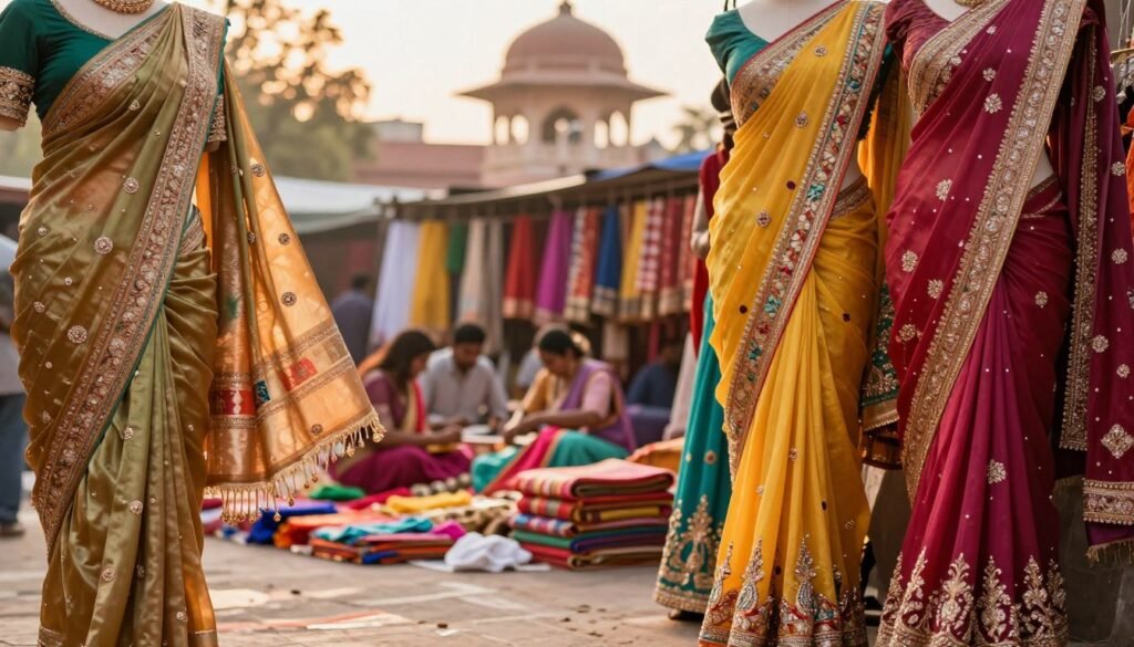 silk sarees vs designer sarees