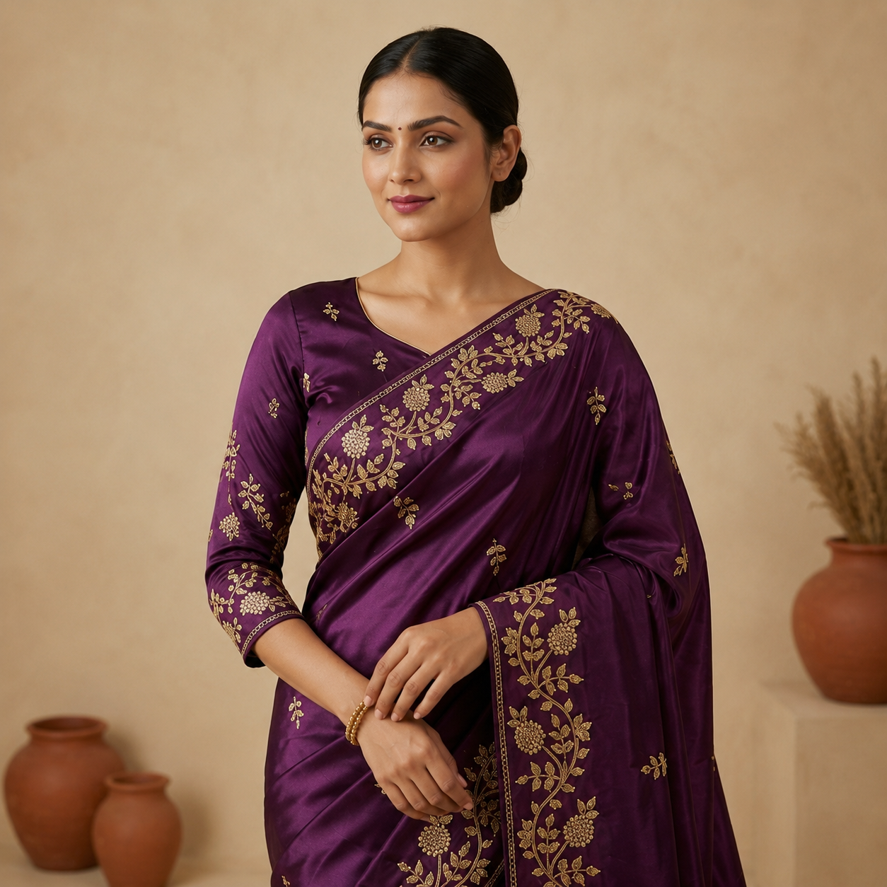 purple-pita-work-saree-floral-embroidery